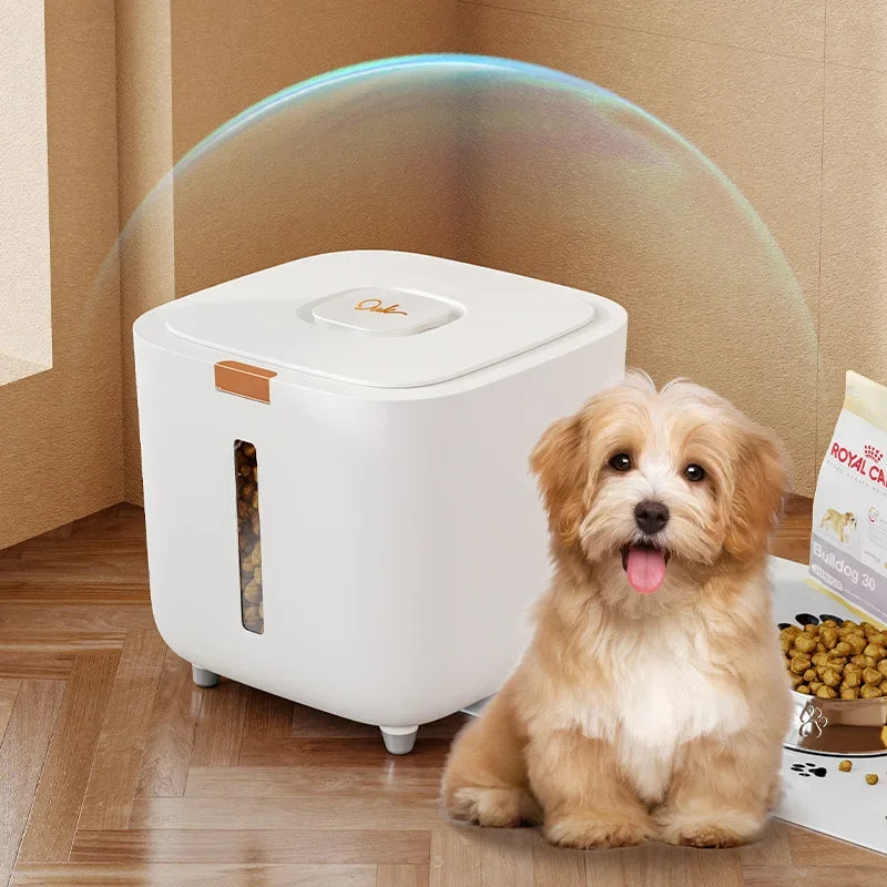 large Pet food storage barrel storage barrel food sealed moisture-proof