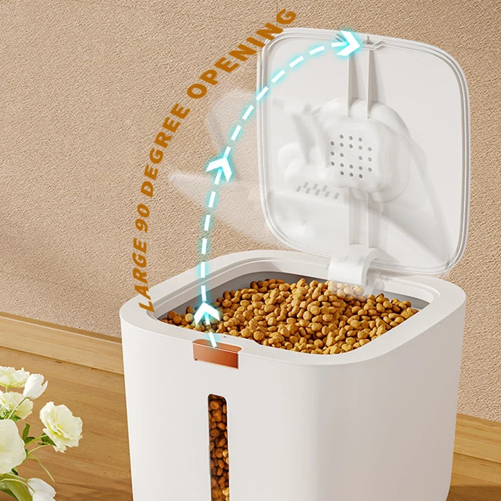 large Pet food storage barrel storage barrel food sealed moisture-proof