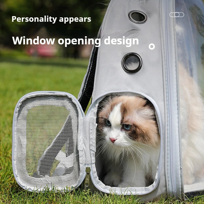 Backpack Breathable Portable Transparent Cat Capsule